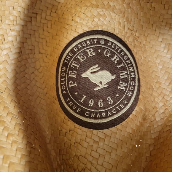 Peter Grimm Depp Natural Straw Fedora - Tan One Size - Picture 10 of 11